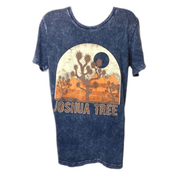 Acid Washed T Shirt Joshua Tree Graphic Sz M Distressed Naturecore Grunge Tee - Picture 1 of 5